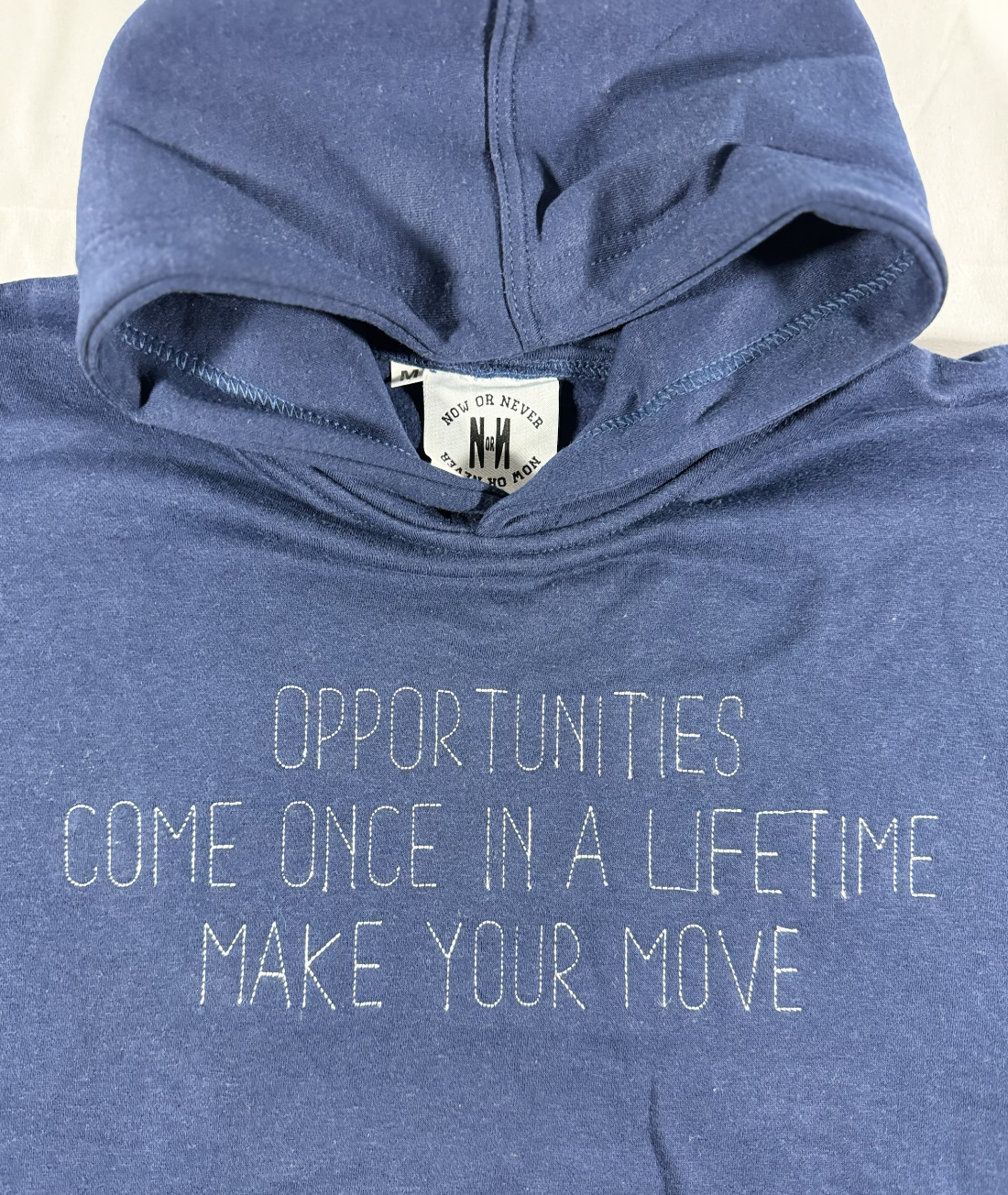 NOW OR NEVER Hourglass Hoodie