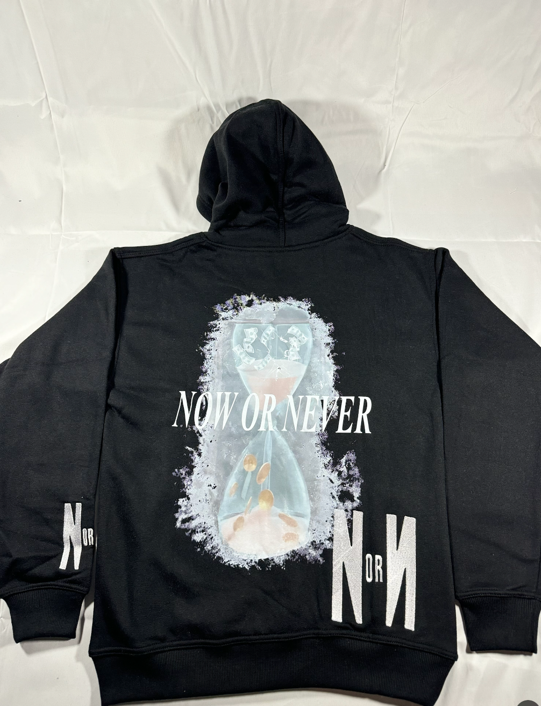 NOW OR NEVER Hourglass Hoodie