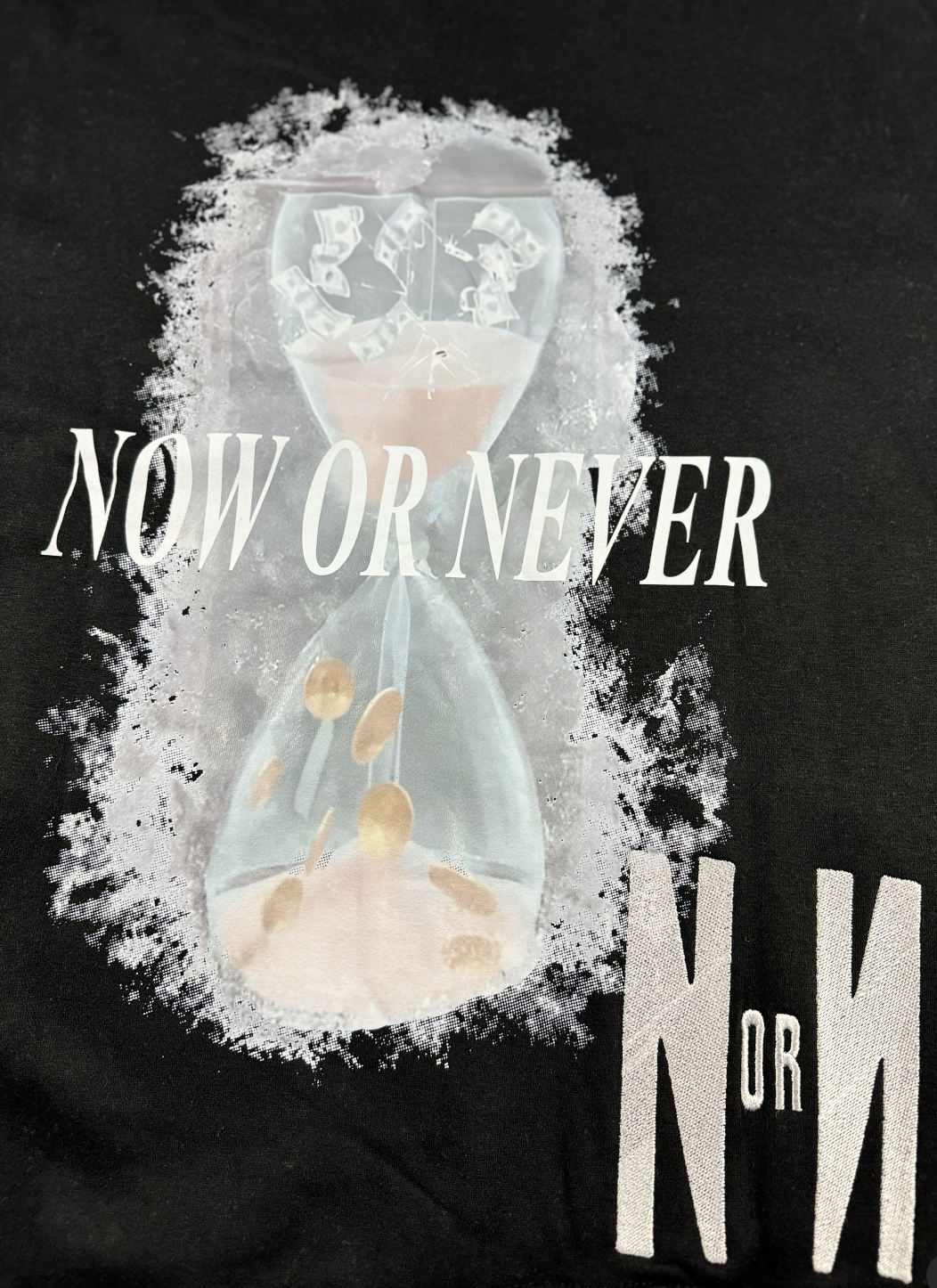 NOW OR NEVER Hourglass Hoodie