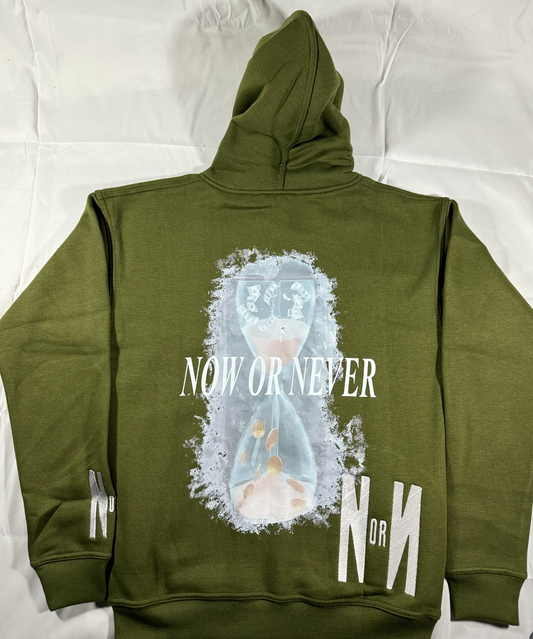 NOW OR NEVER Hourglass Hoodie