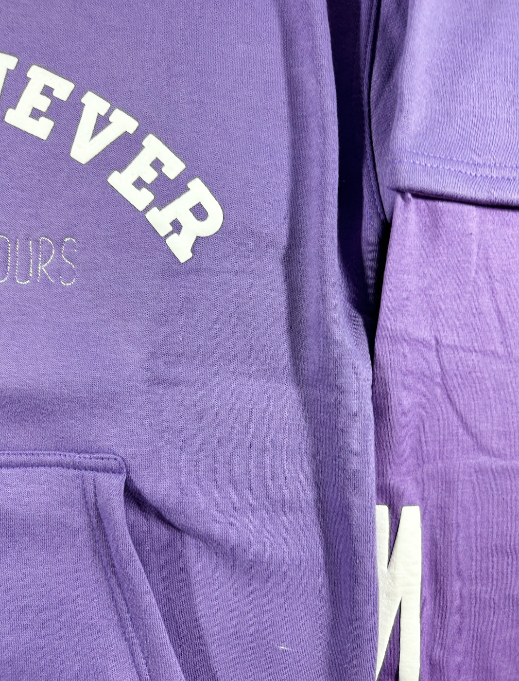 Purple NOW OR NEVER Hoodie