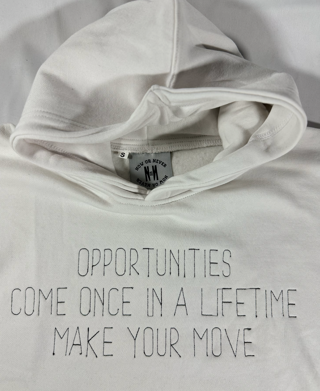 NOW OR NEVER Hourglass Hoodie