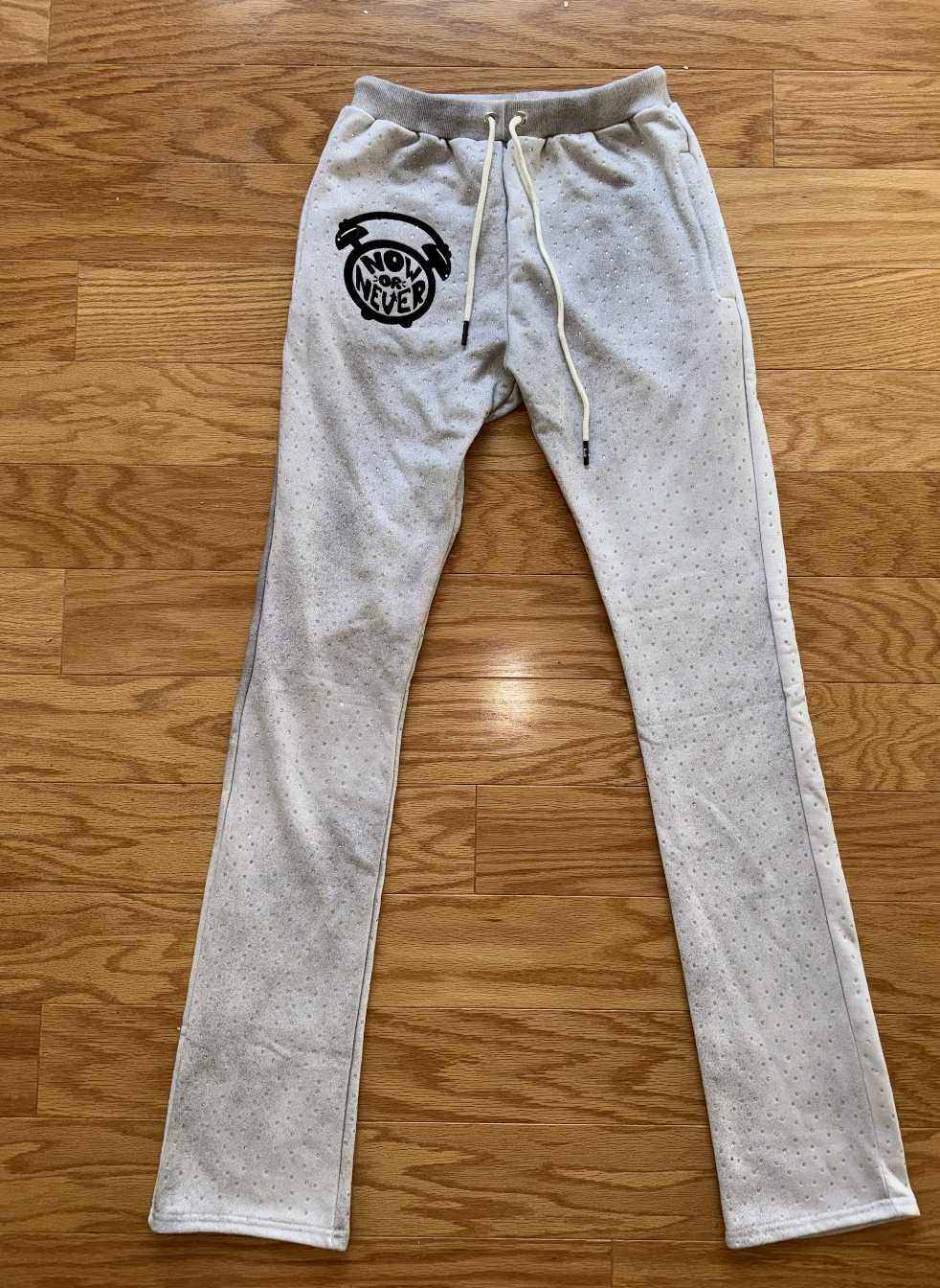 NOW OR NEVER Swarvorski Sweatpants