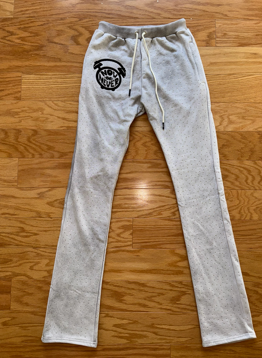 NOW OR NEVER Swarvorski Sweatpants