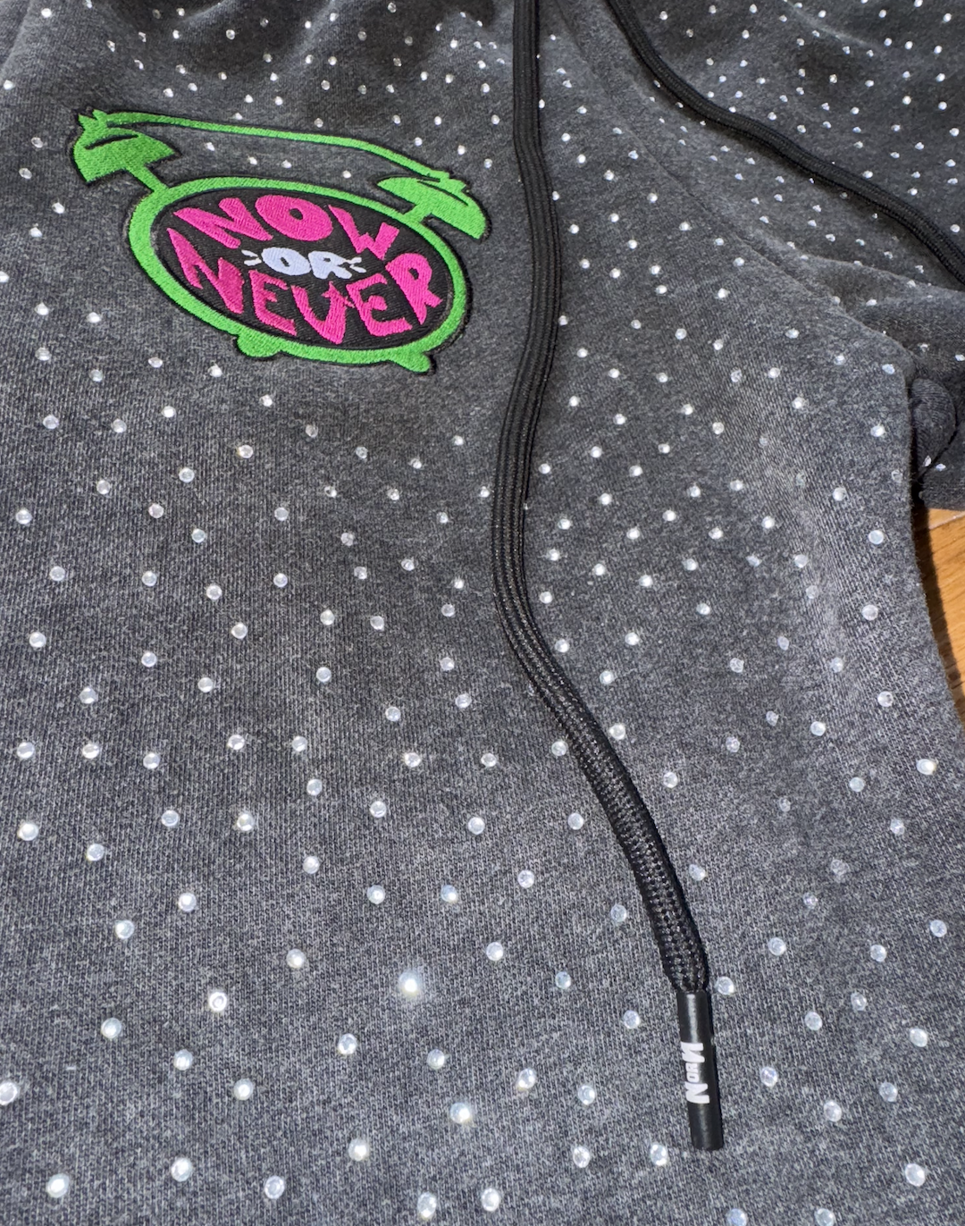 NOW OR NEVER Swarvorski Sweatpants