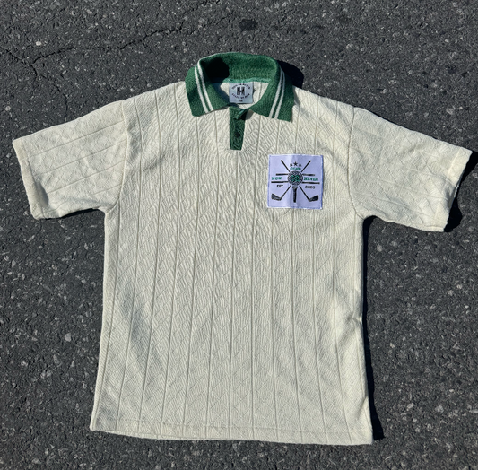 Now or never Knit Patch Collar Shirt